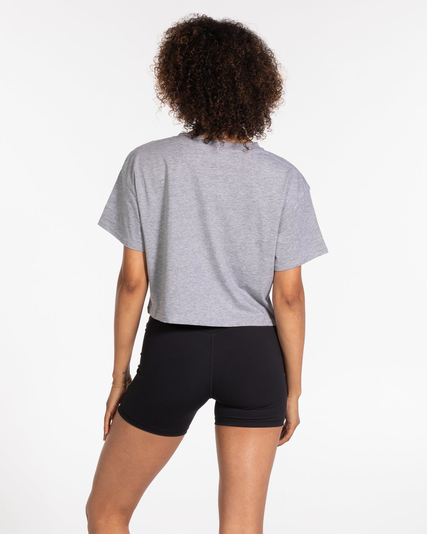 The Core Crop Tee - Heather
