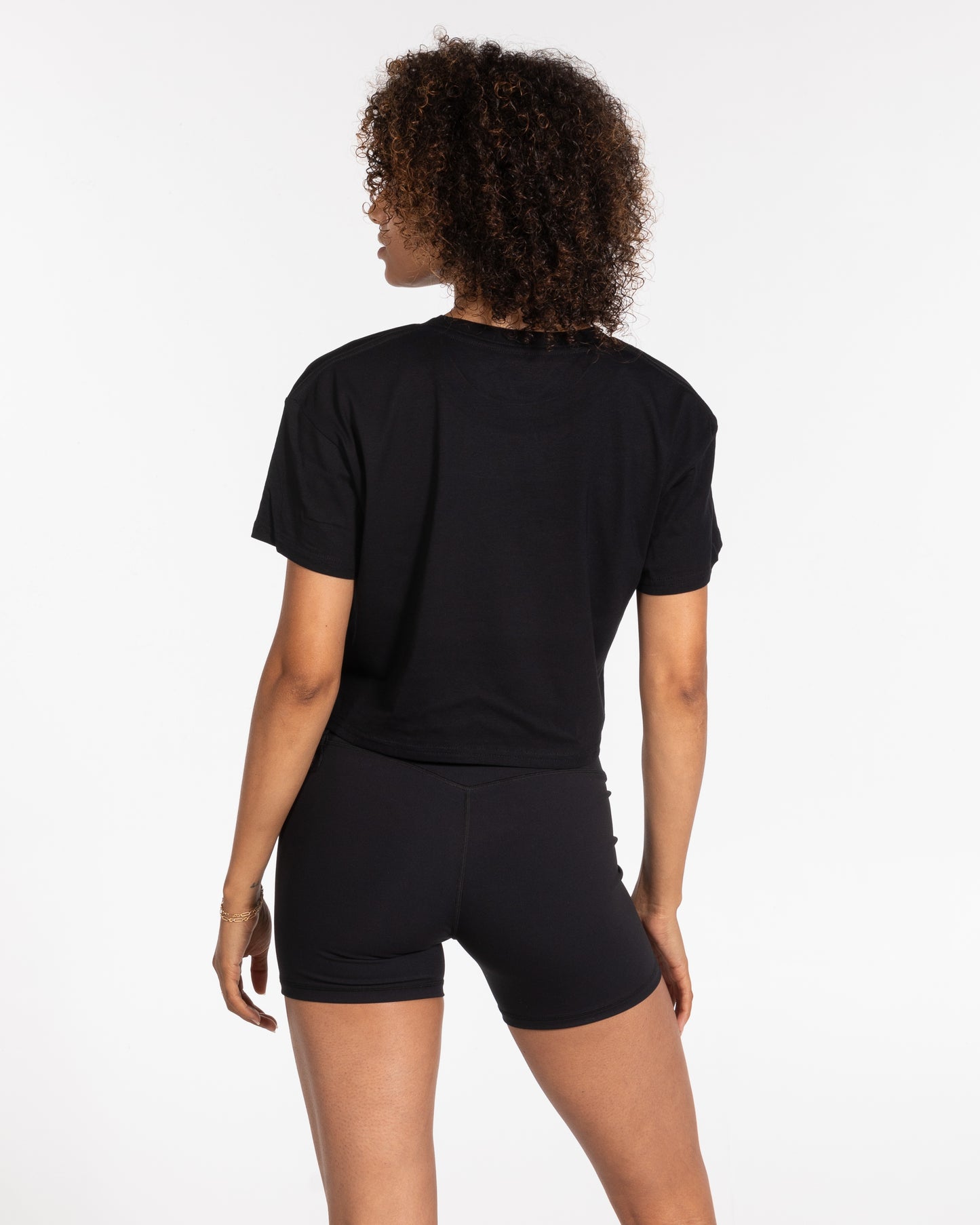 The Core Crop Tee - Black