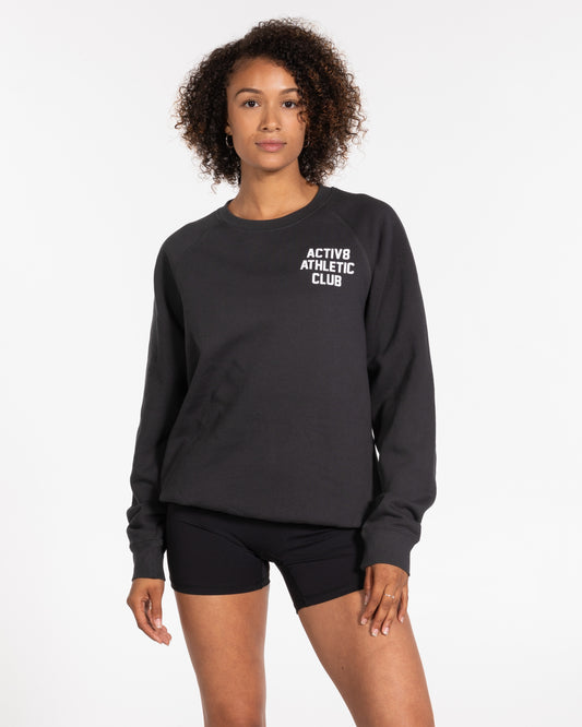 Athletic Club Crewneck - Charcoal