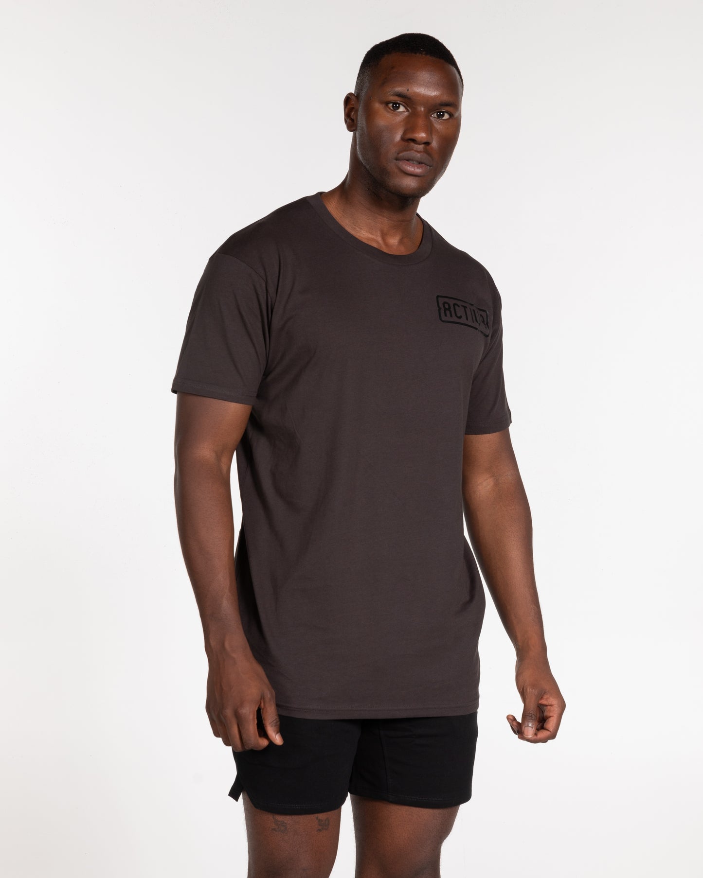 The Core Oversized Tee - Charcoal