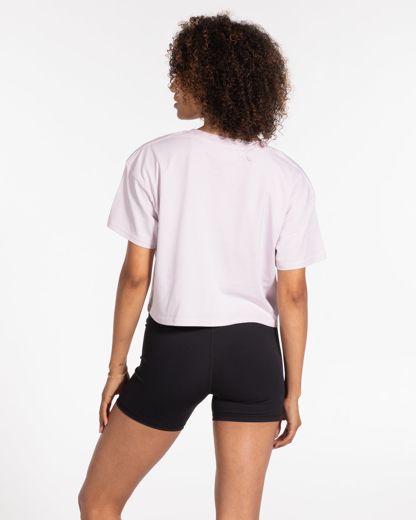 The Core Crop Tee - Lavender