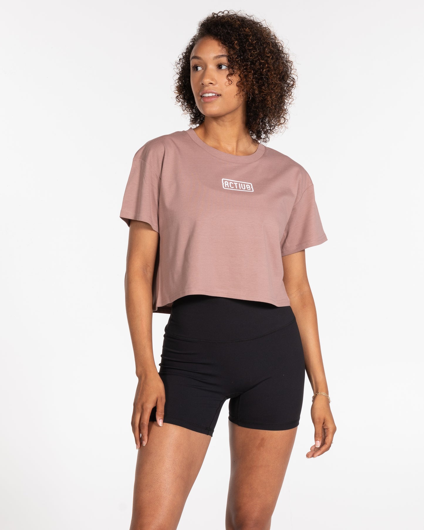 The Core Crop Tee - Clay