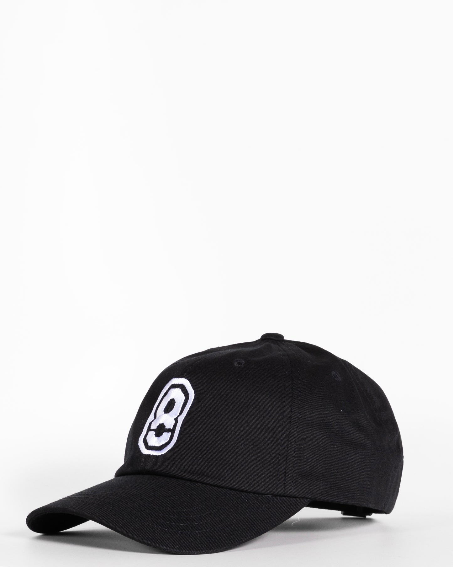 Black Dad Hat - 8 Logo