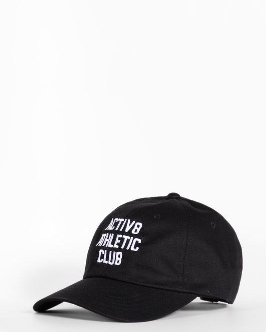 Black Dad Hat - Athletic Club Logo