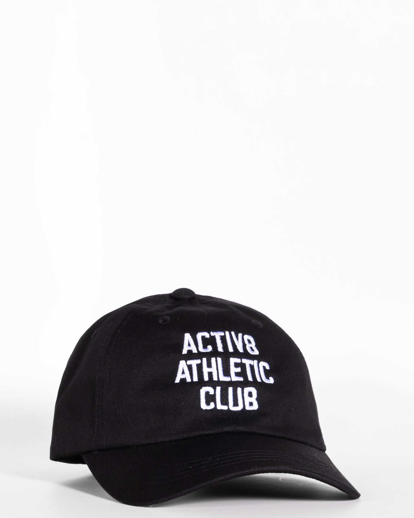 Black Dad Hat - Athletic Club Logo
