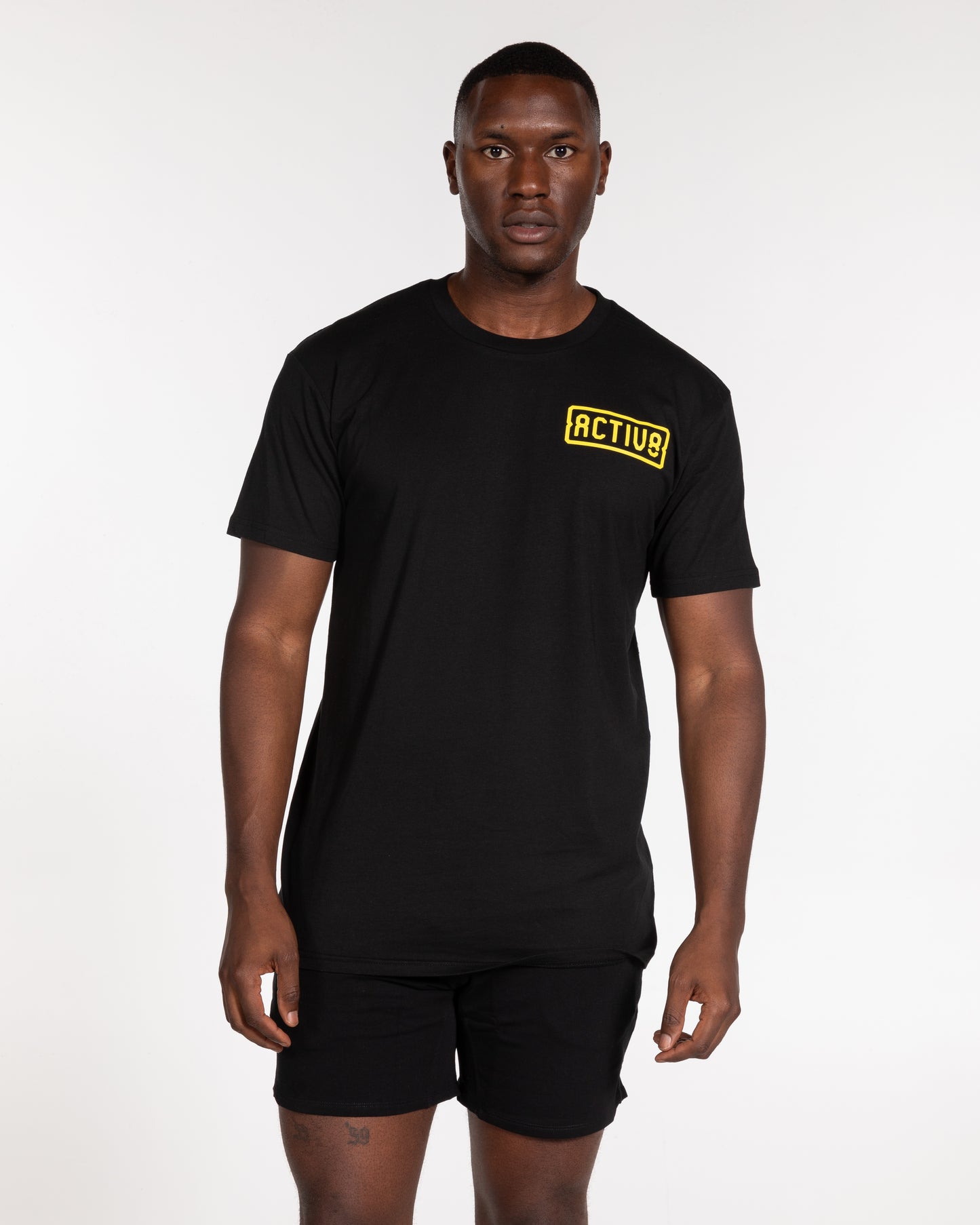 The Logo Oversized Tee - Black/Yellow