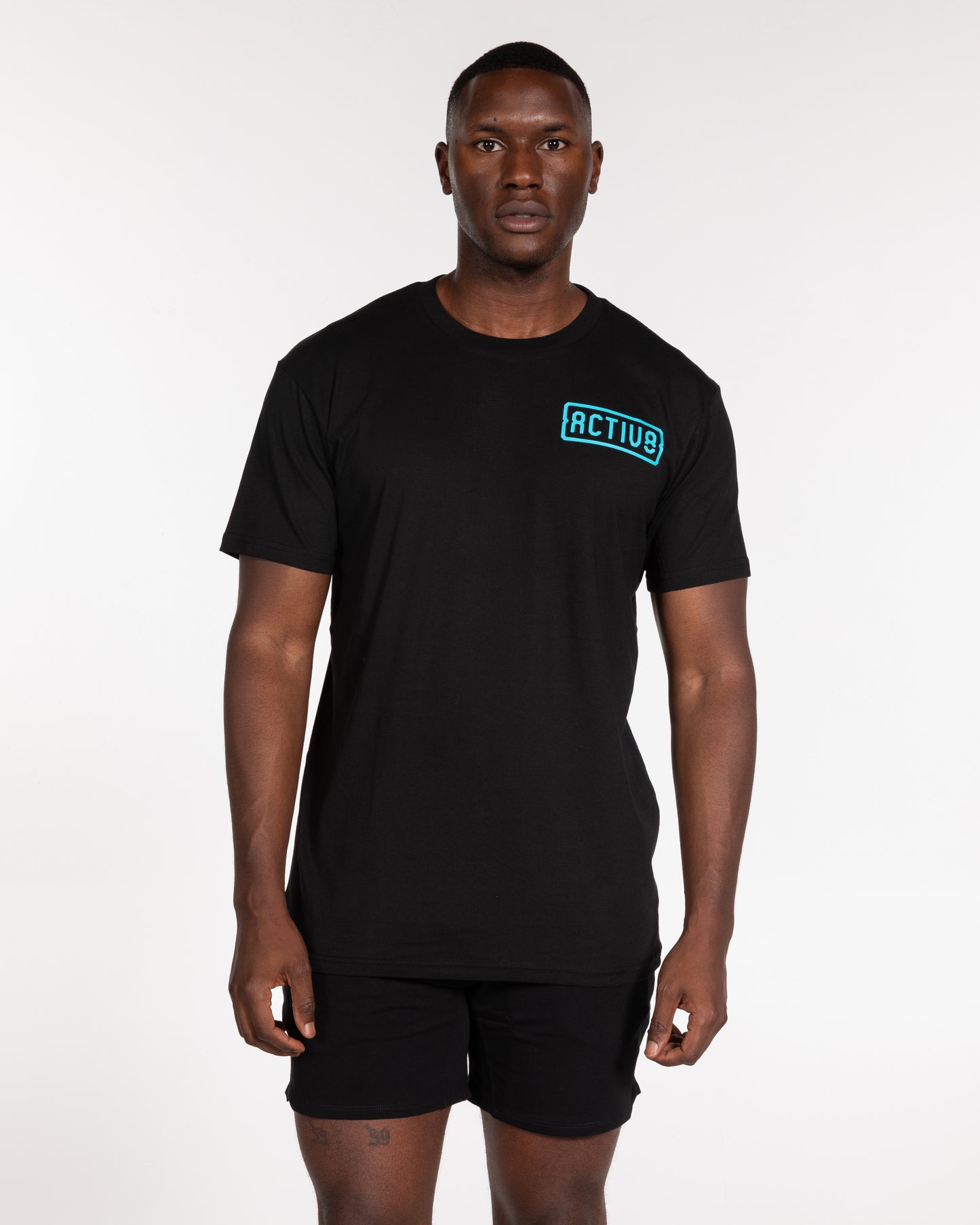 The Logo Oversized Tee - Black/Teal